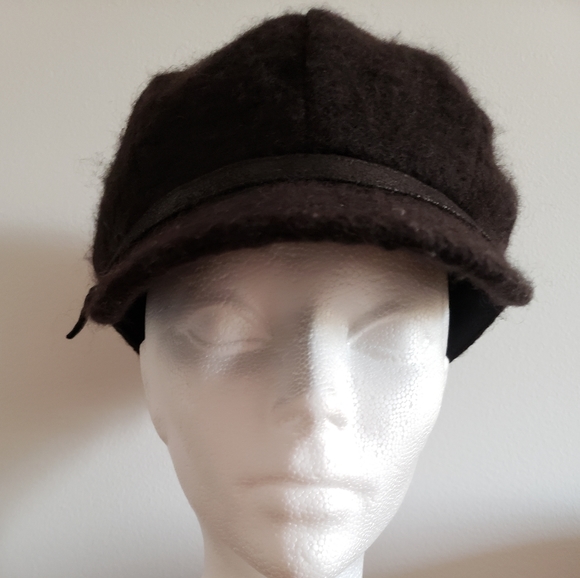 DeLux | Wool-blend Newsboy Cap - Picture 2 of 12